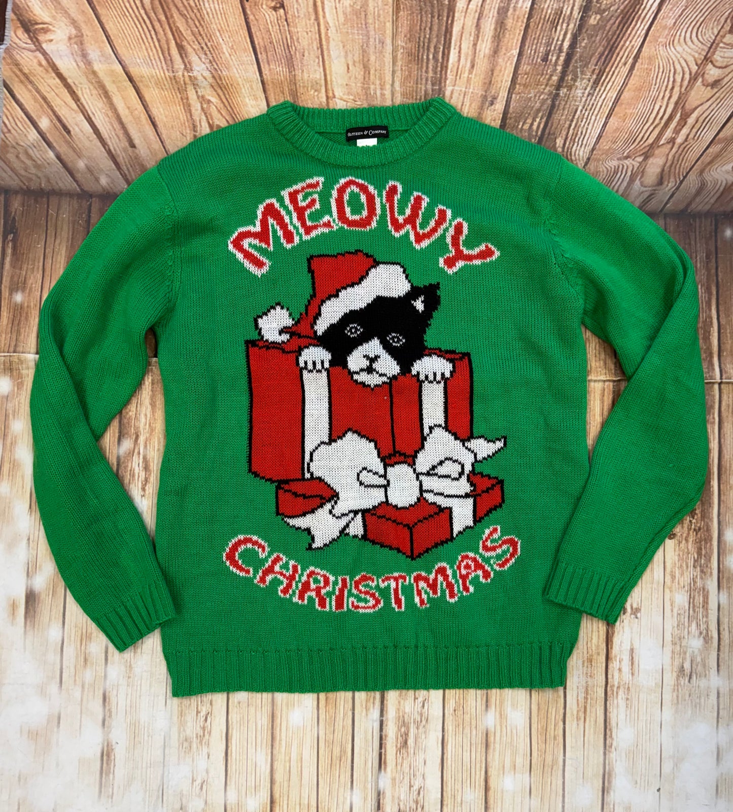 Blitzen & Company green Sweaters, large