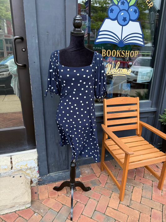 tommy hilfiger blue polka dot Dresses, 14
