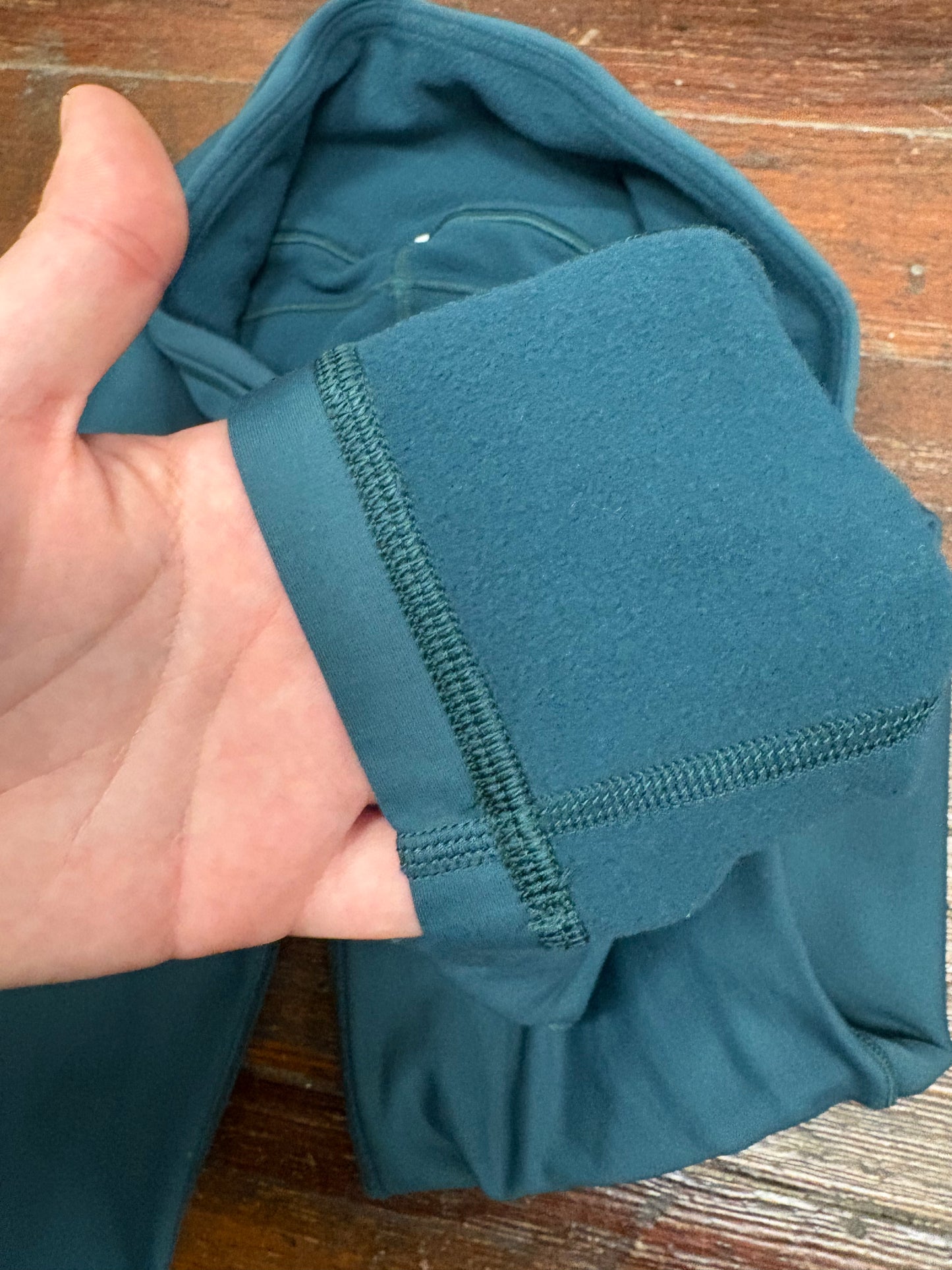 Lululemon Teal Leggings, 6