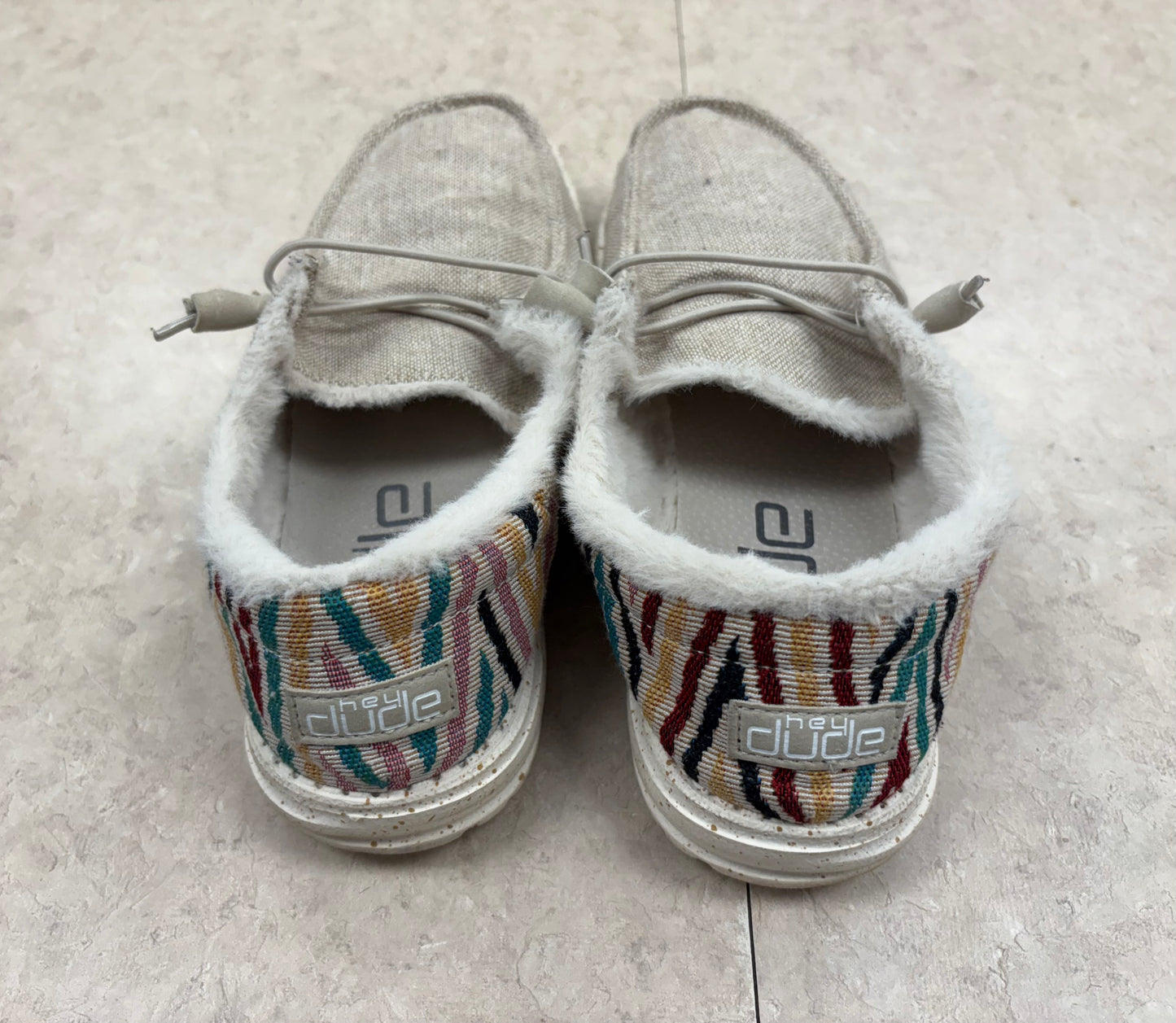 Hey Dude Tan/Multi Shoes, 9