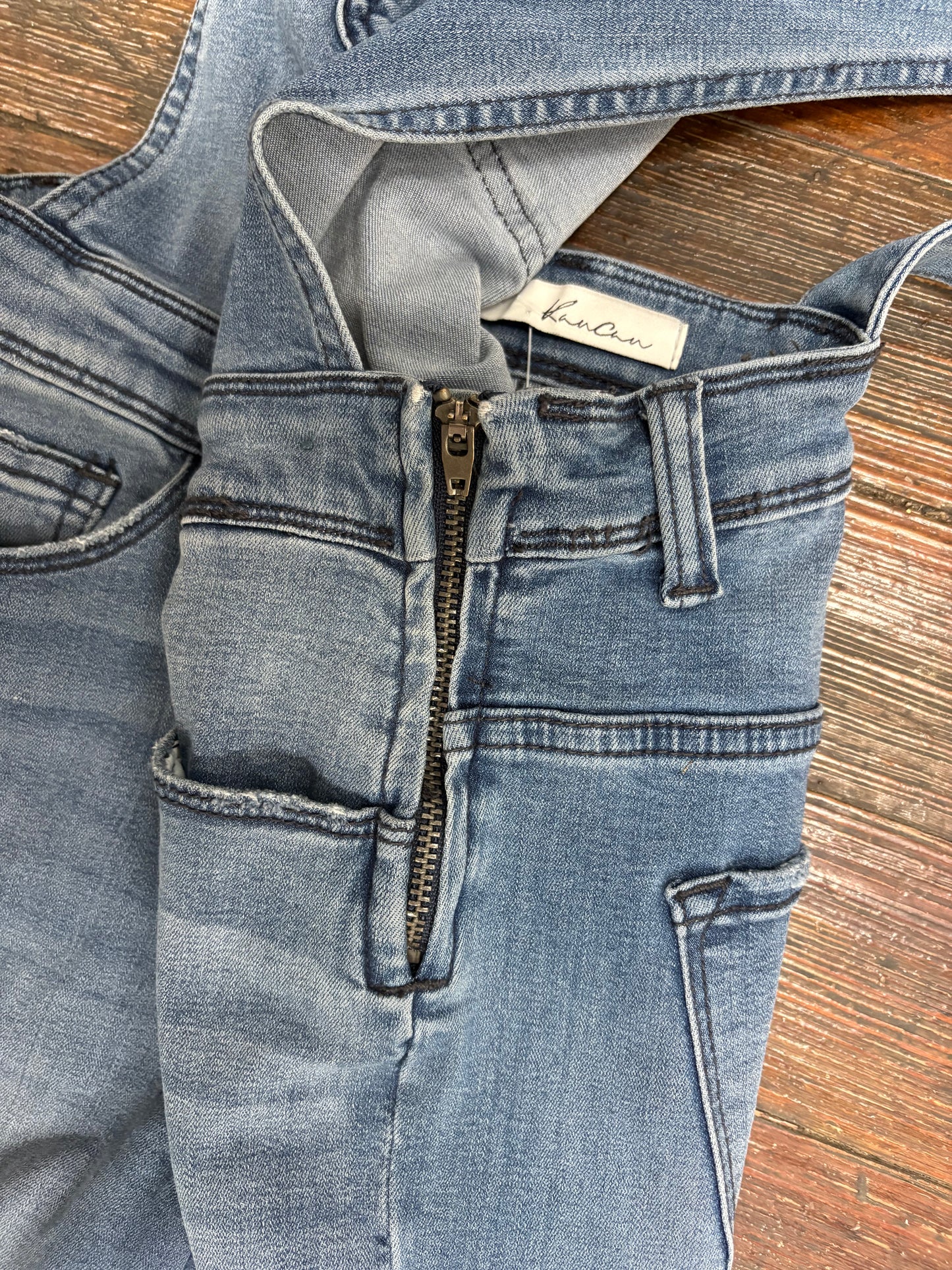 KanCan Blue Overalls, S/27