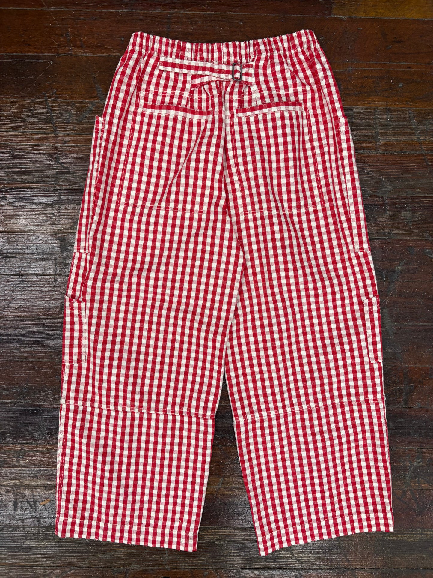 BDG Red gingham Pants, M