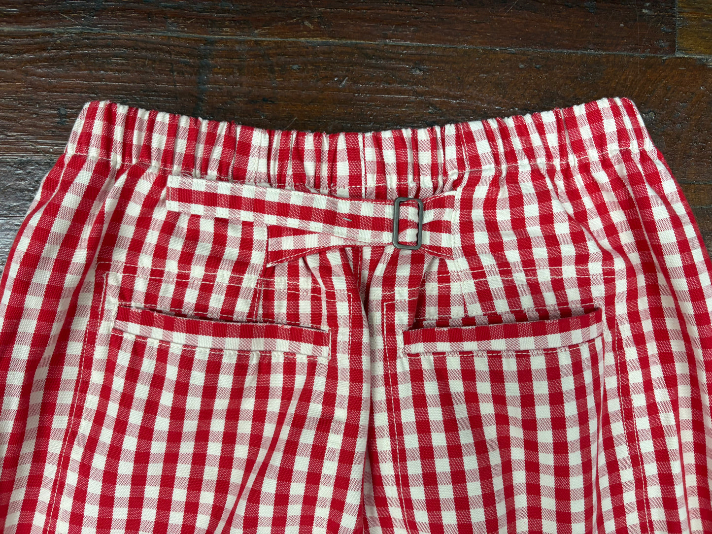 BDG Red gingham Pants, M