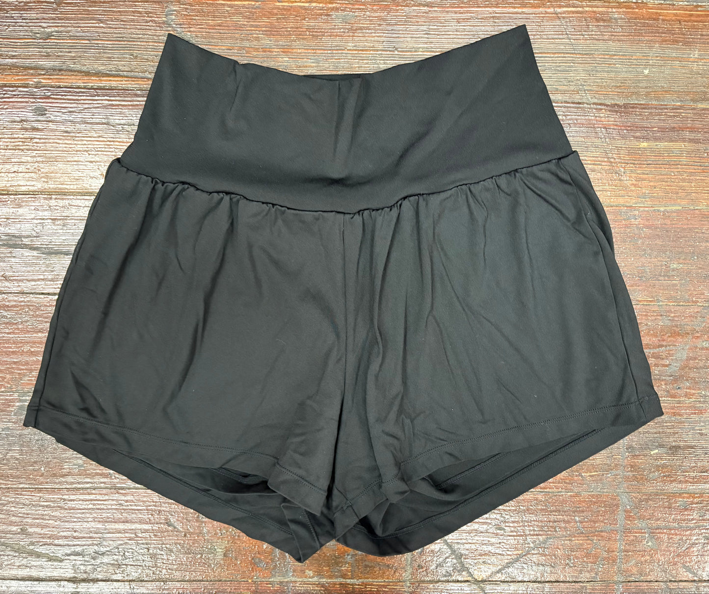 halara black shorts, medium