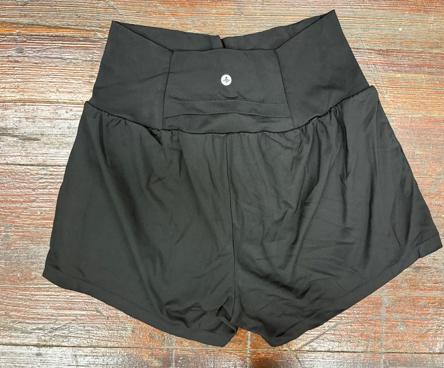 halara black shorts, medium