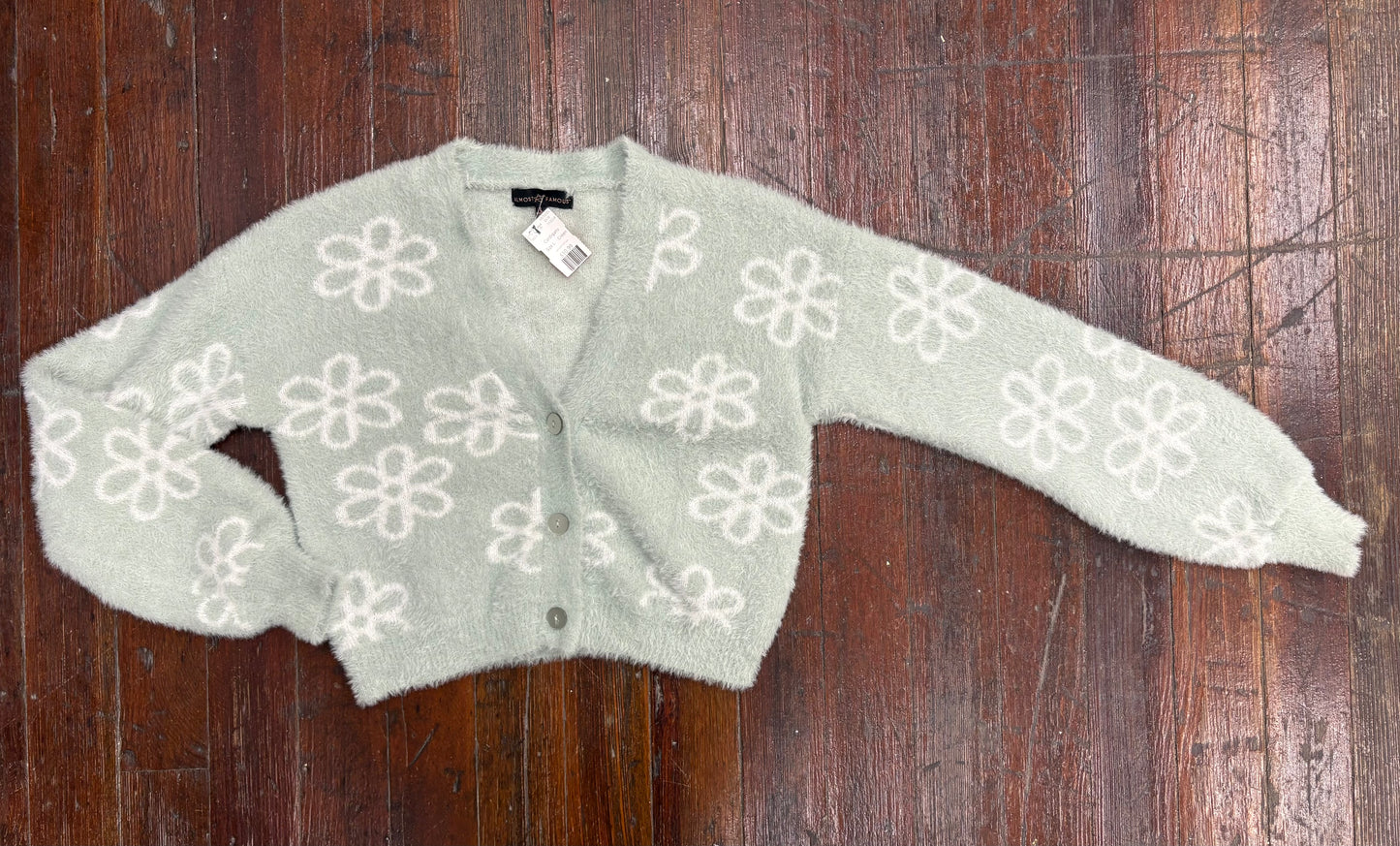 Almost Famous Green Cardigans, L