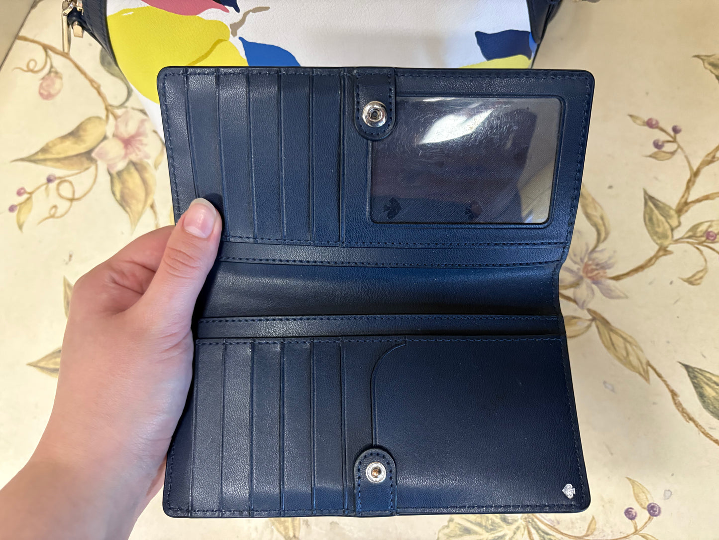 Kate Spade White/Navy Purses, Crossbody