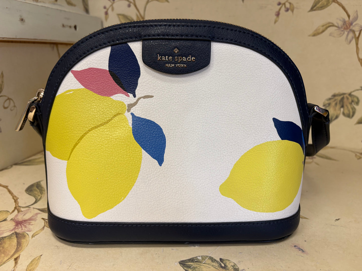 Kate Spade White/Navy Purses, Crossbody
