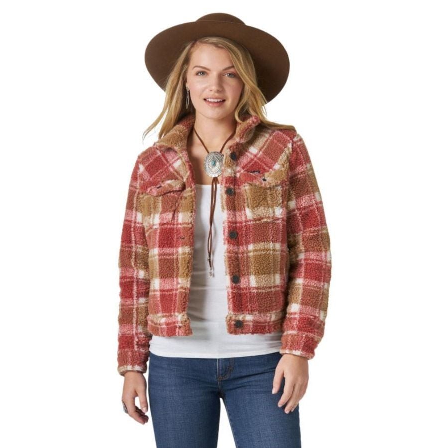 Wrangler Orange/Brown Jackets, S