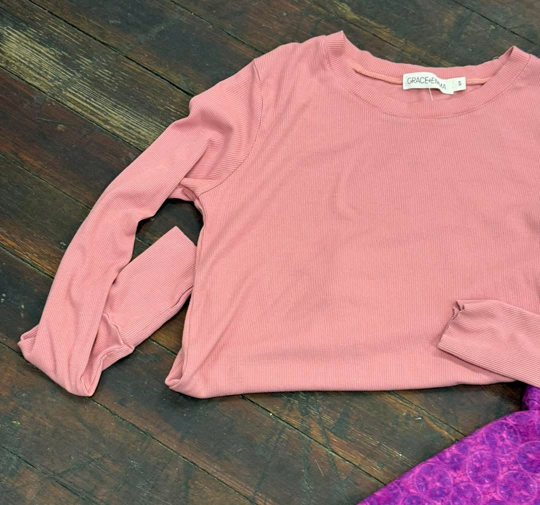 Grace + Emma Pink Tops, S