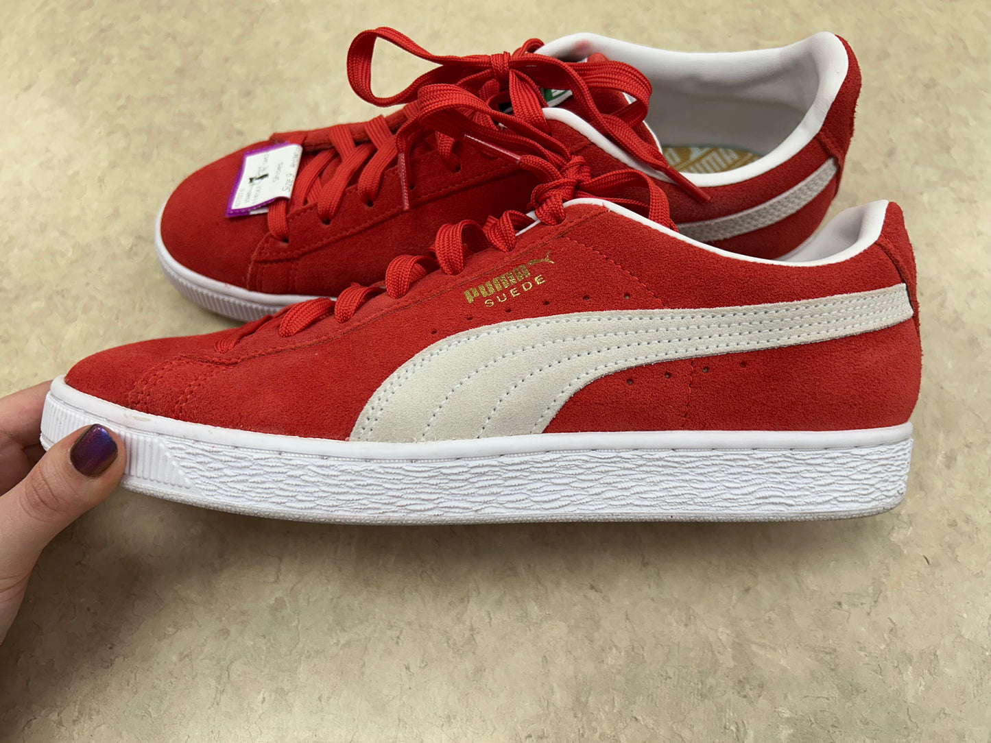 Puma Red/White Shoes, 10/10.5