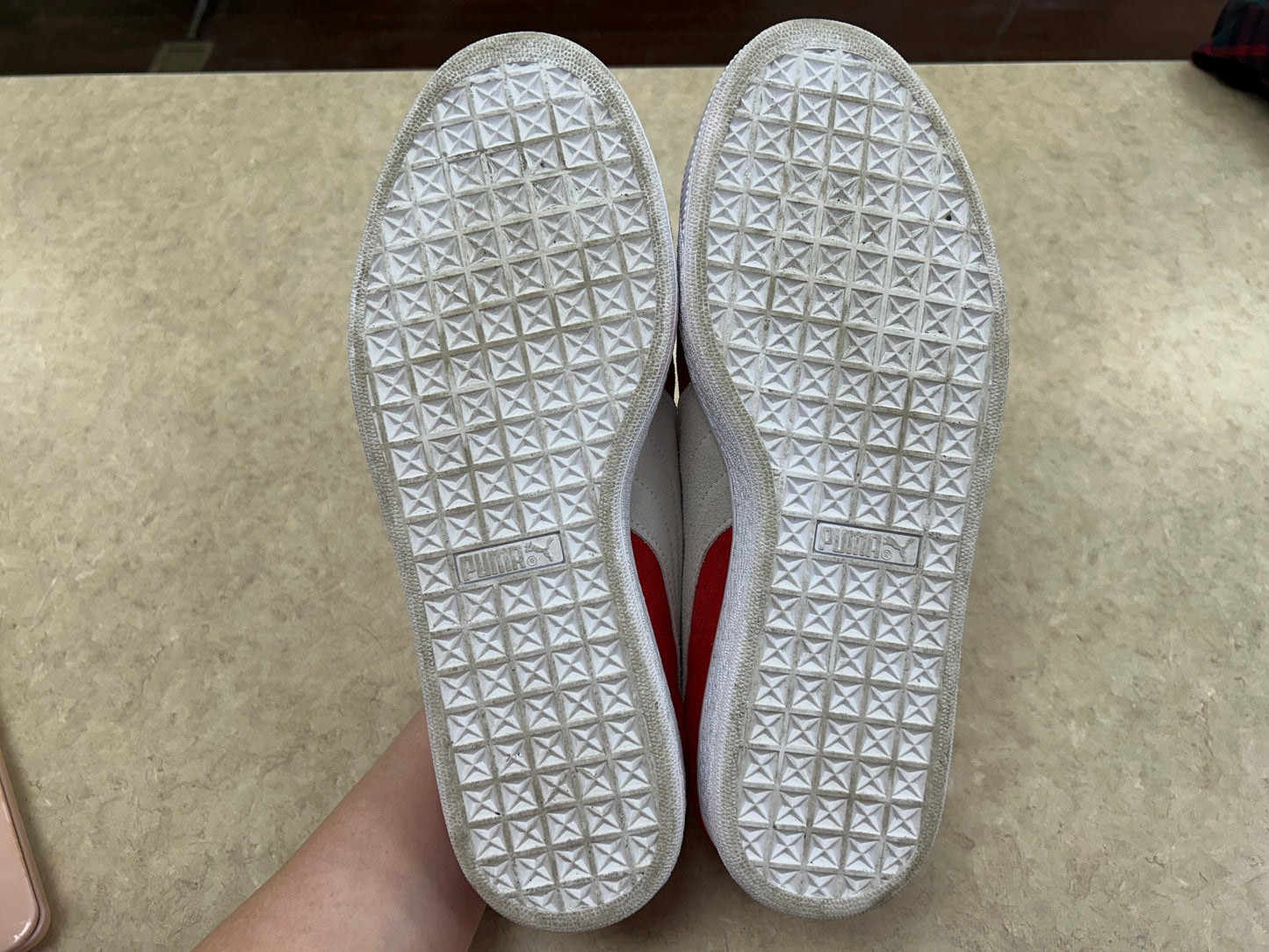 Puma Red/White Shoes, 10/10.5