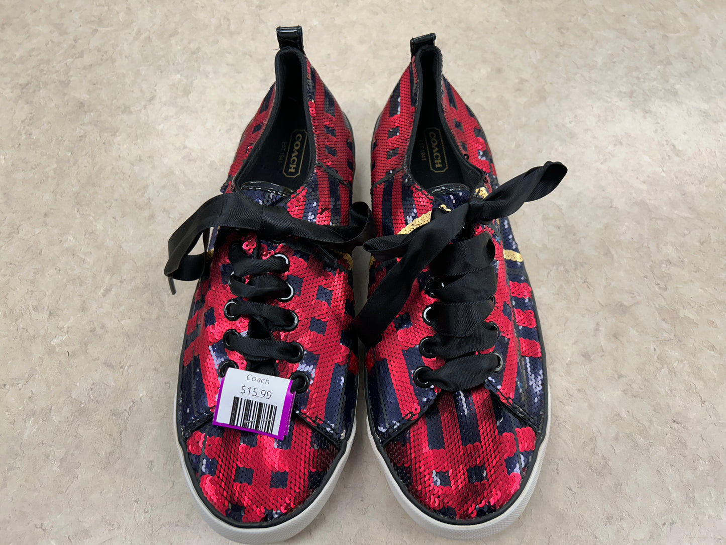Coach Red/Navy Shoes, 9.5