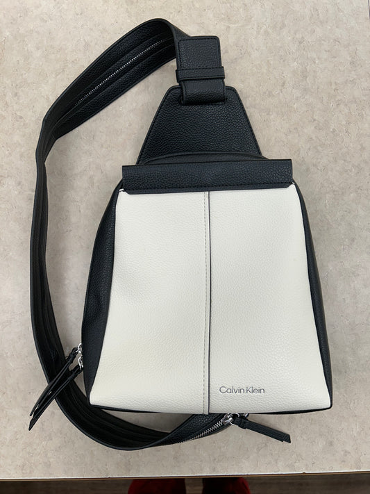Calvin Klein Cream/Black Purses, Sling