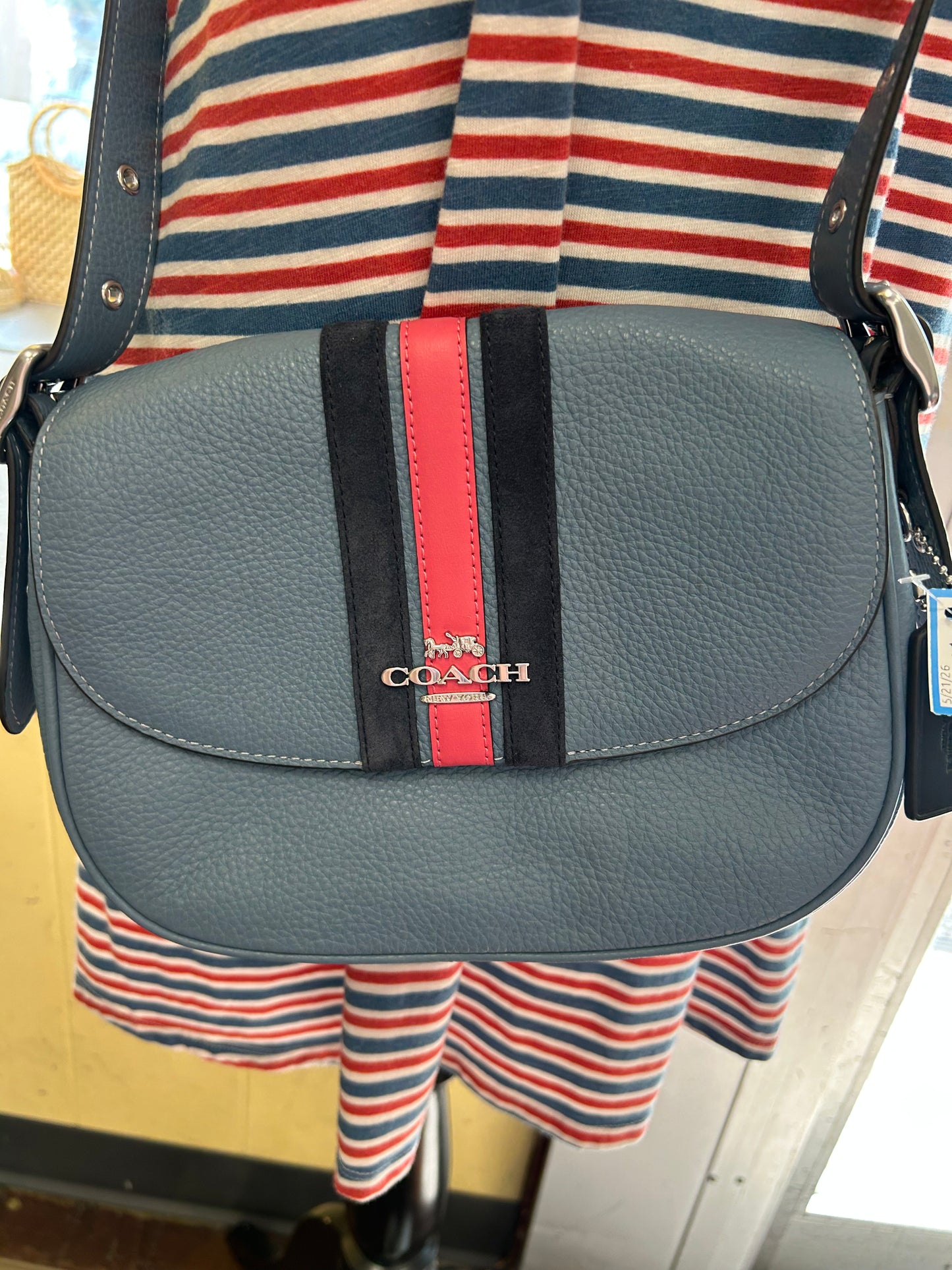 Coach Blue/Pink Purses, Crossbody