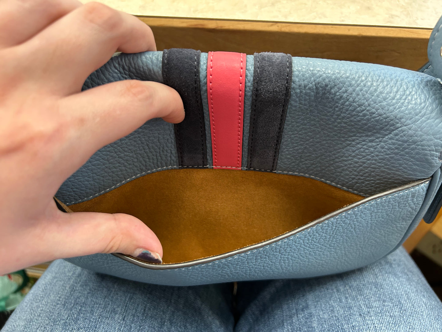 Coach Blue/Pink Purses, Crossbody
