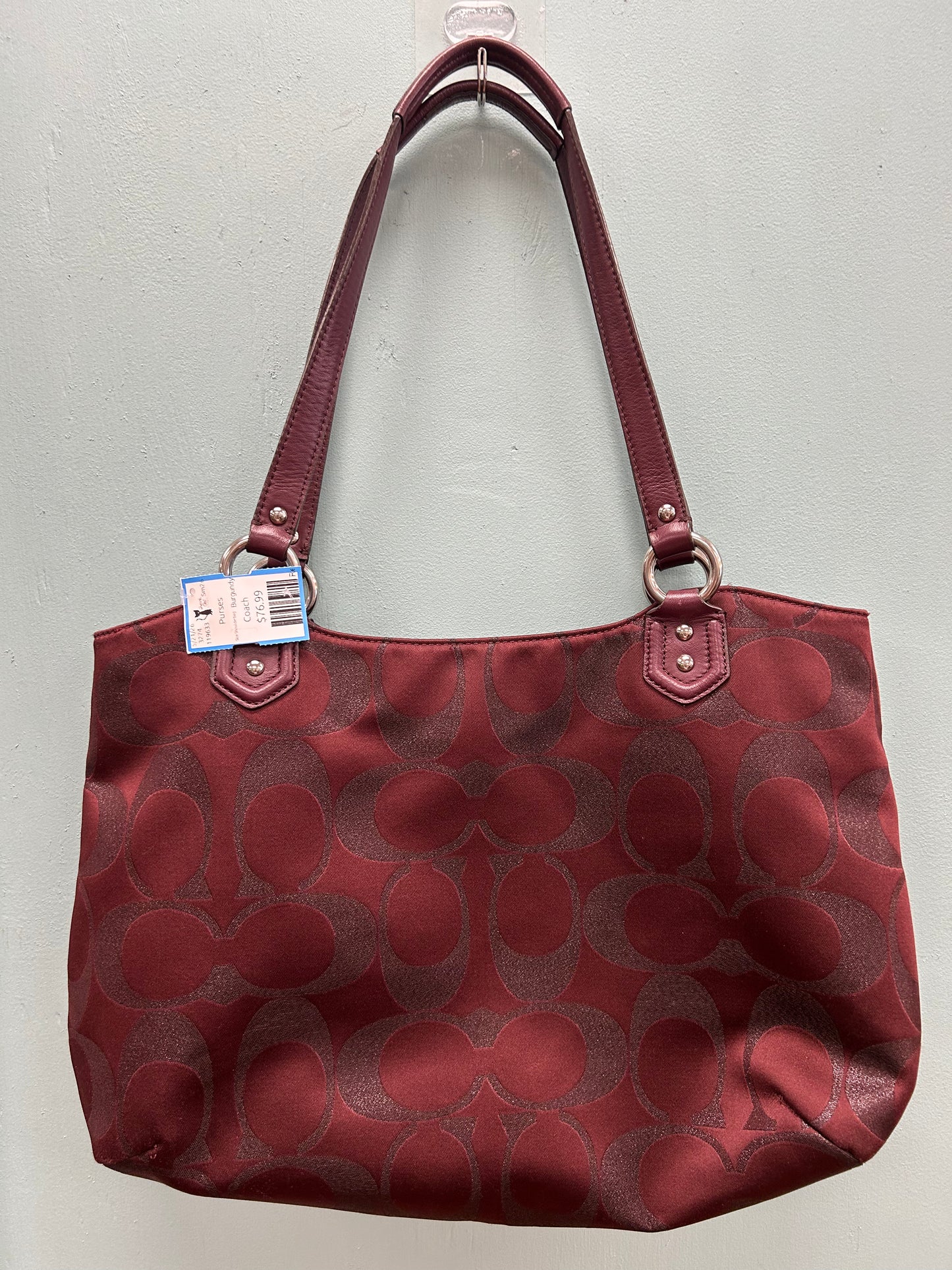 Coach Burgundy Purses, Shoulderbag