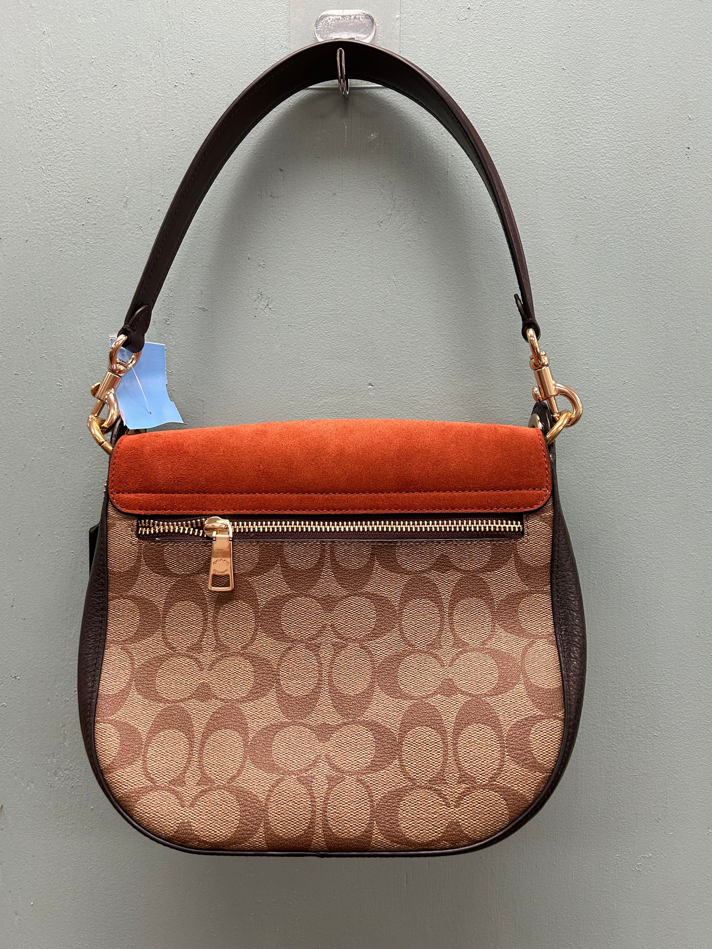 Coach Orange/Brown Purses, Shoulderbag