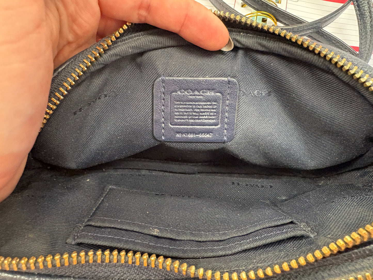 Coach Navy Purses