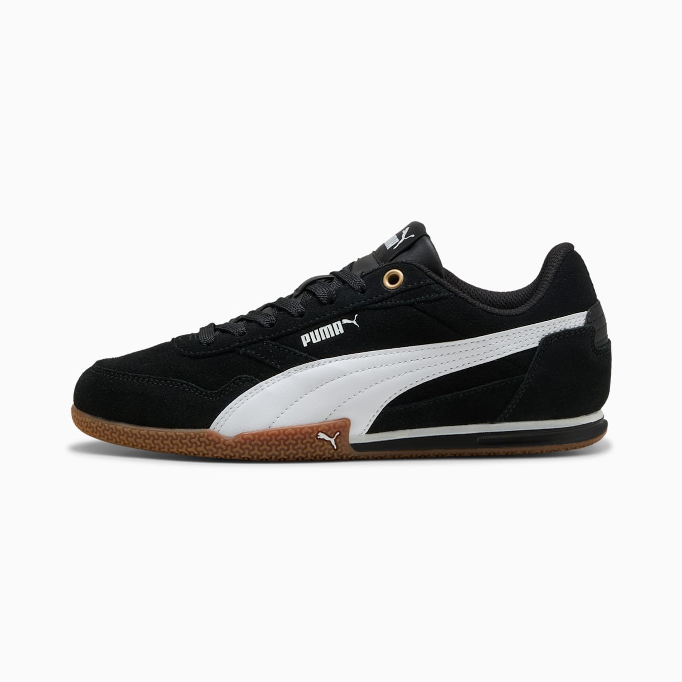 Puma Black/White Shoes, 7