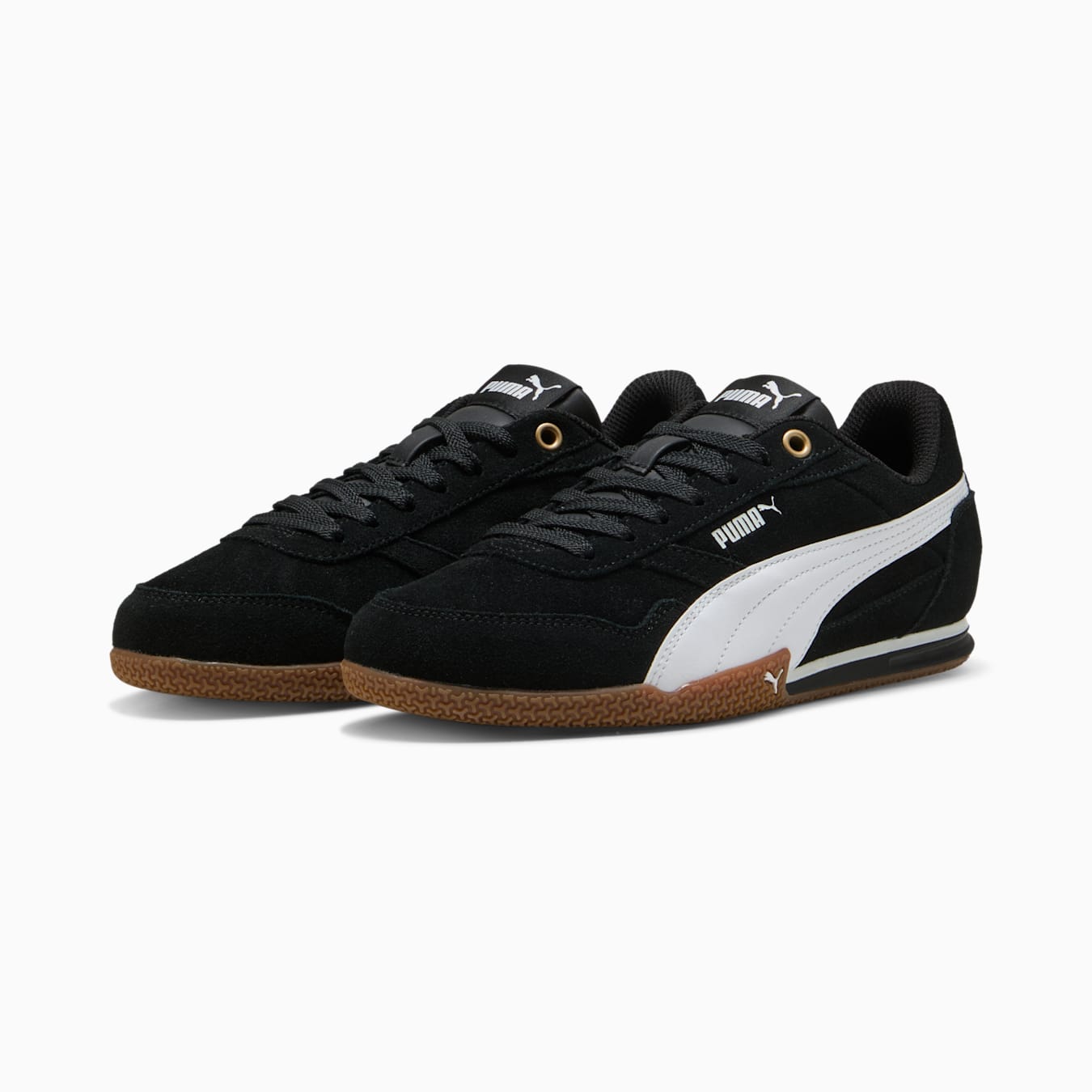 Puma Black/White Shoes, 7