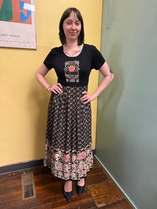 JustInThyme LTD Black / Pink Vintage Dresses, 8