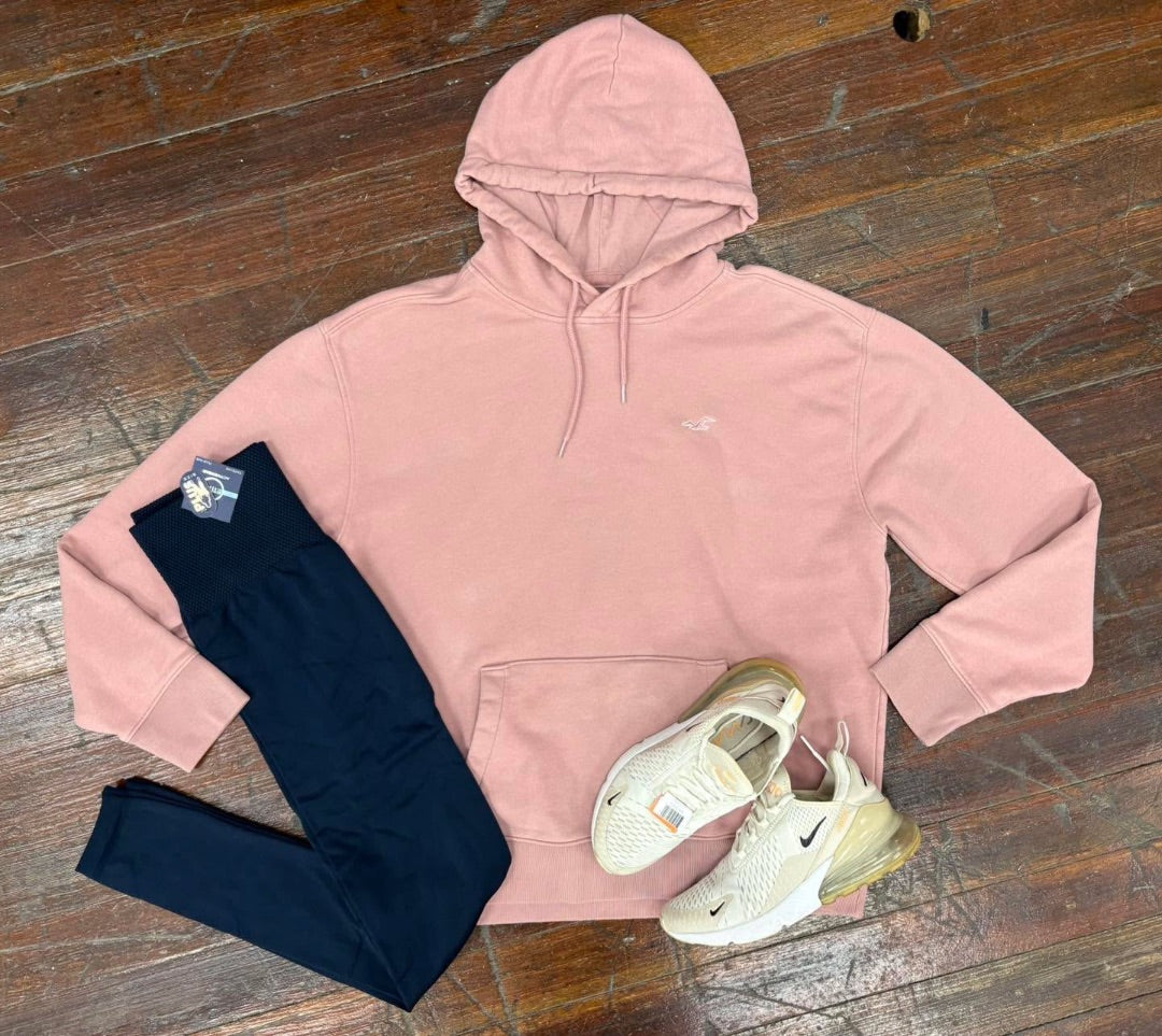 Hollister Mauve Hoodies, XL