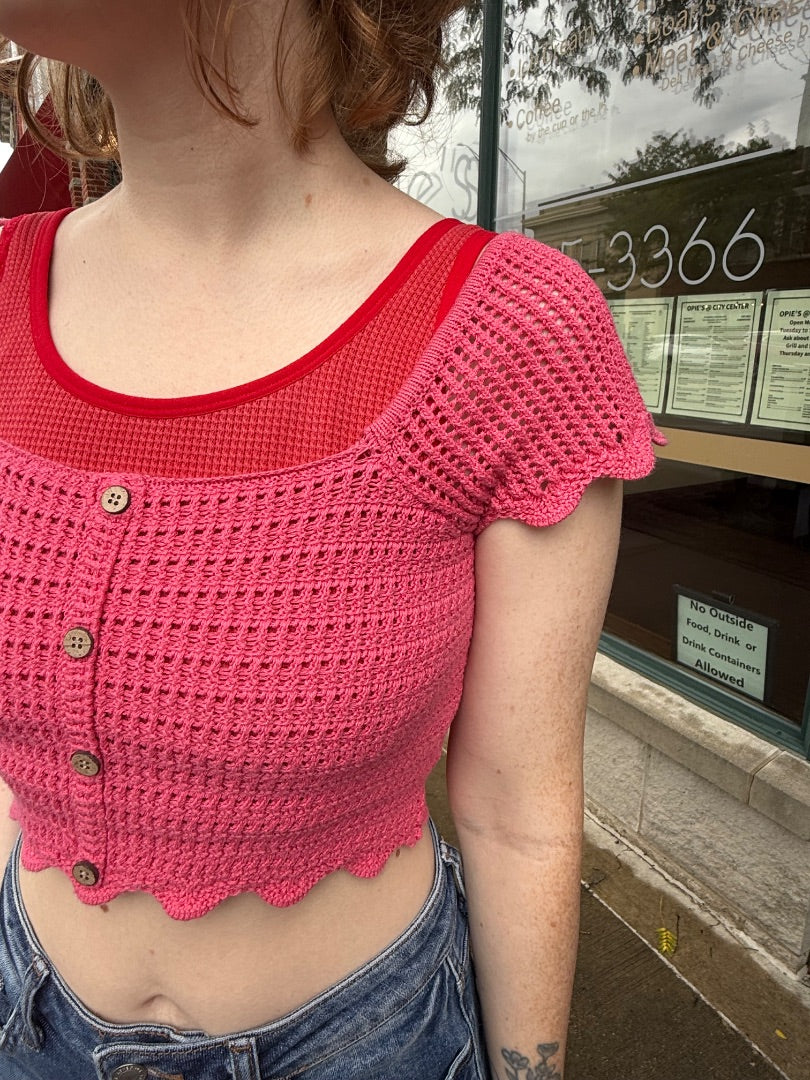 Pink red Activewear, large