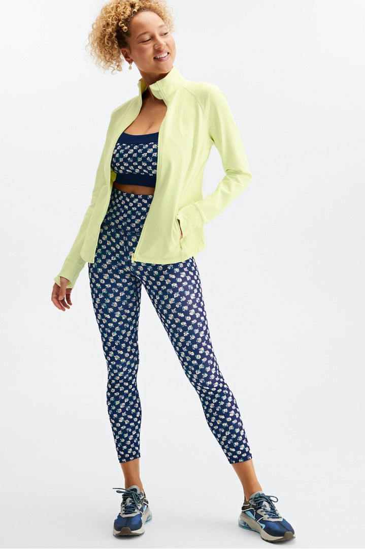 Fabletics Green Activewear Jackets, S