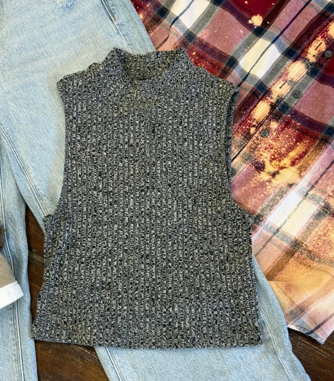 Express Gray Tops, M