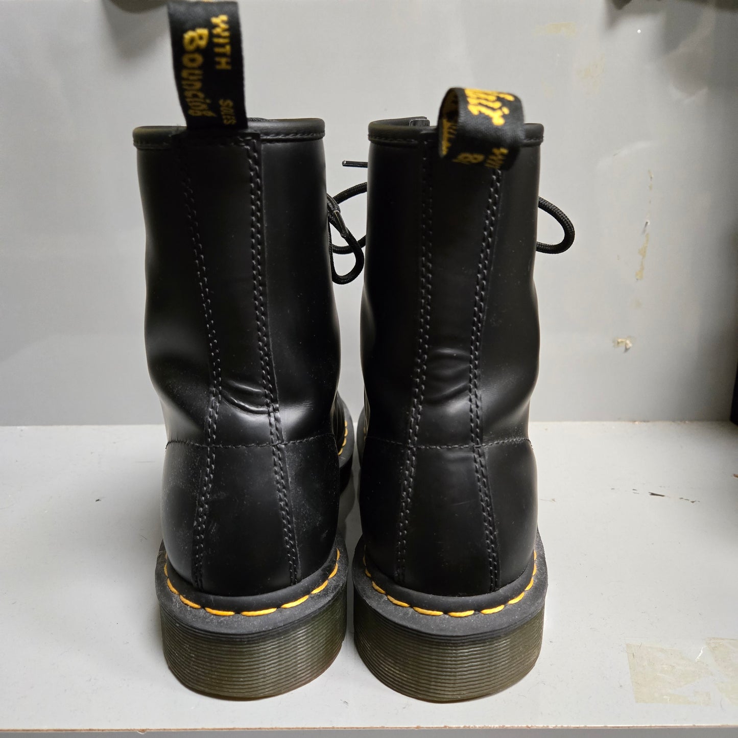 Dr. Martens Black Boots, 9