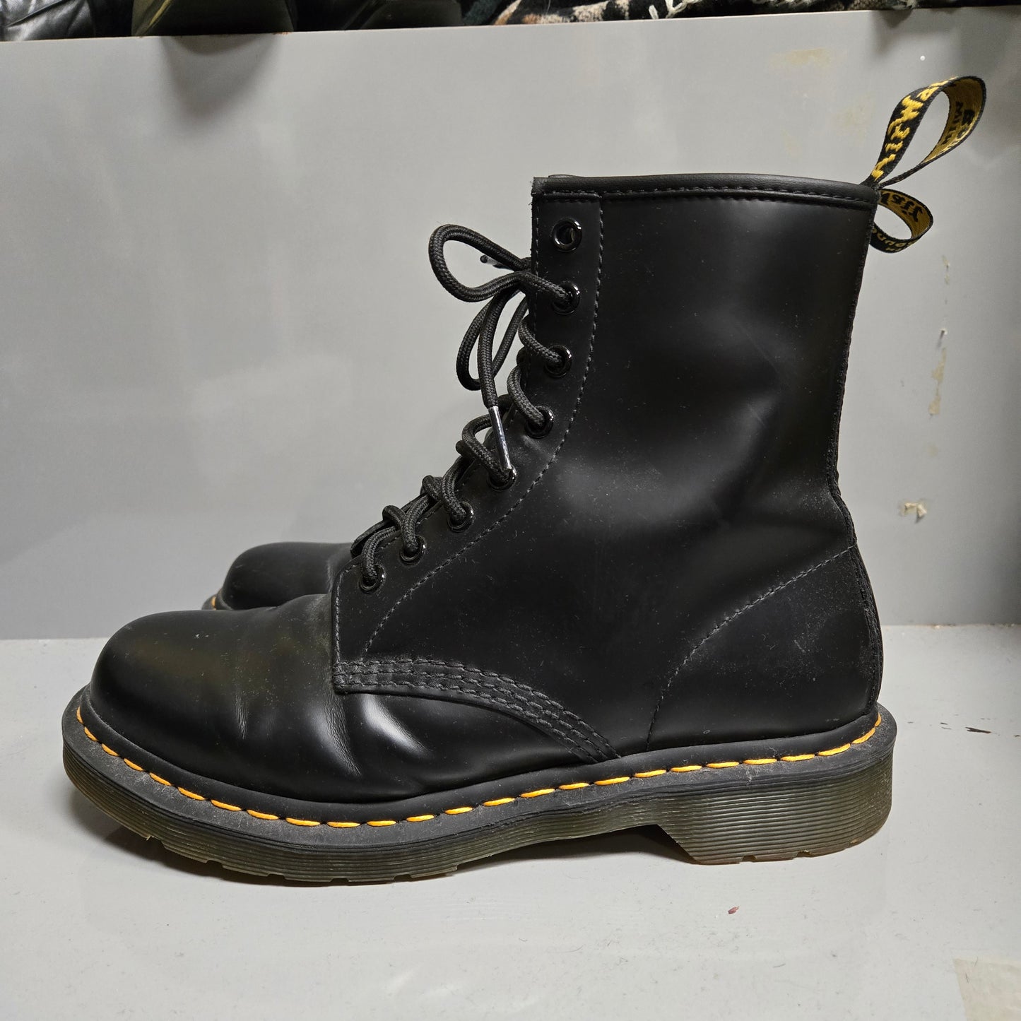 Dr. Martens Black Boots, 9